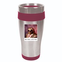 Funny Toe Licking Sloth Hell Yeah I Suck Toes 16oz Travel Tumbler