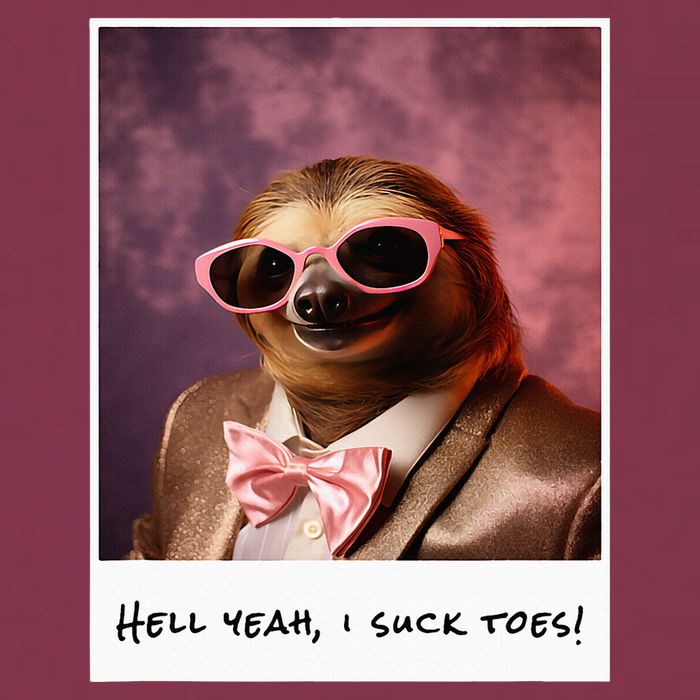 Funny Toe Licking Sloth Hell Yeah I Suck Toes 16oz Travel Tumbler