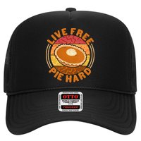 Funny Thanksgiving Live Free Pie Hard Pumpkin Sweet Potato Pie Lover Trucker Hat