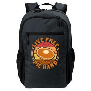 Funny Thanksgiving Live Free Pie Hard Pumpkin Sweet Potato Pie Lover Daily Commute Backpack