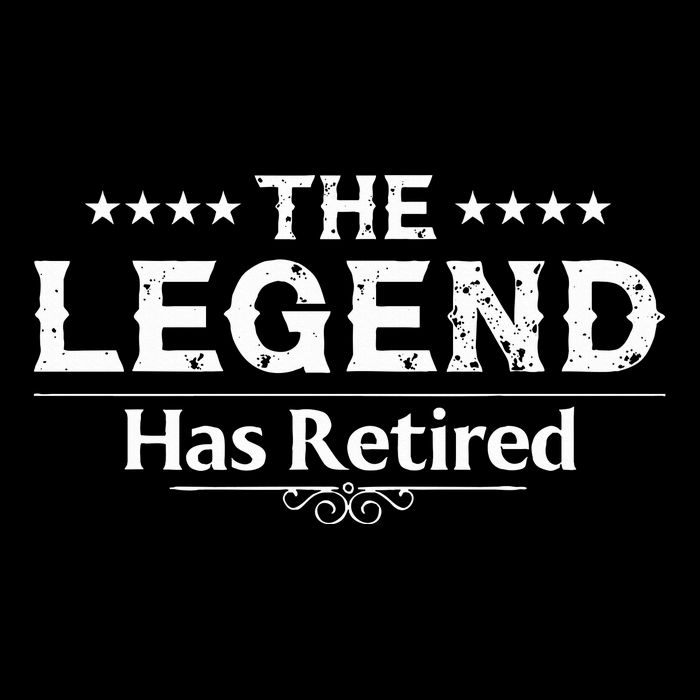 Funny The Legend Has Retired Sustainable Bucket Hat