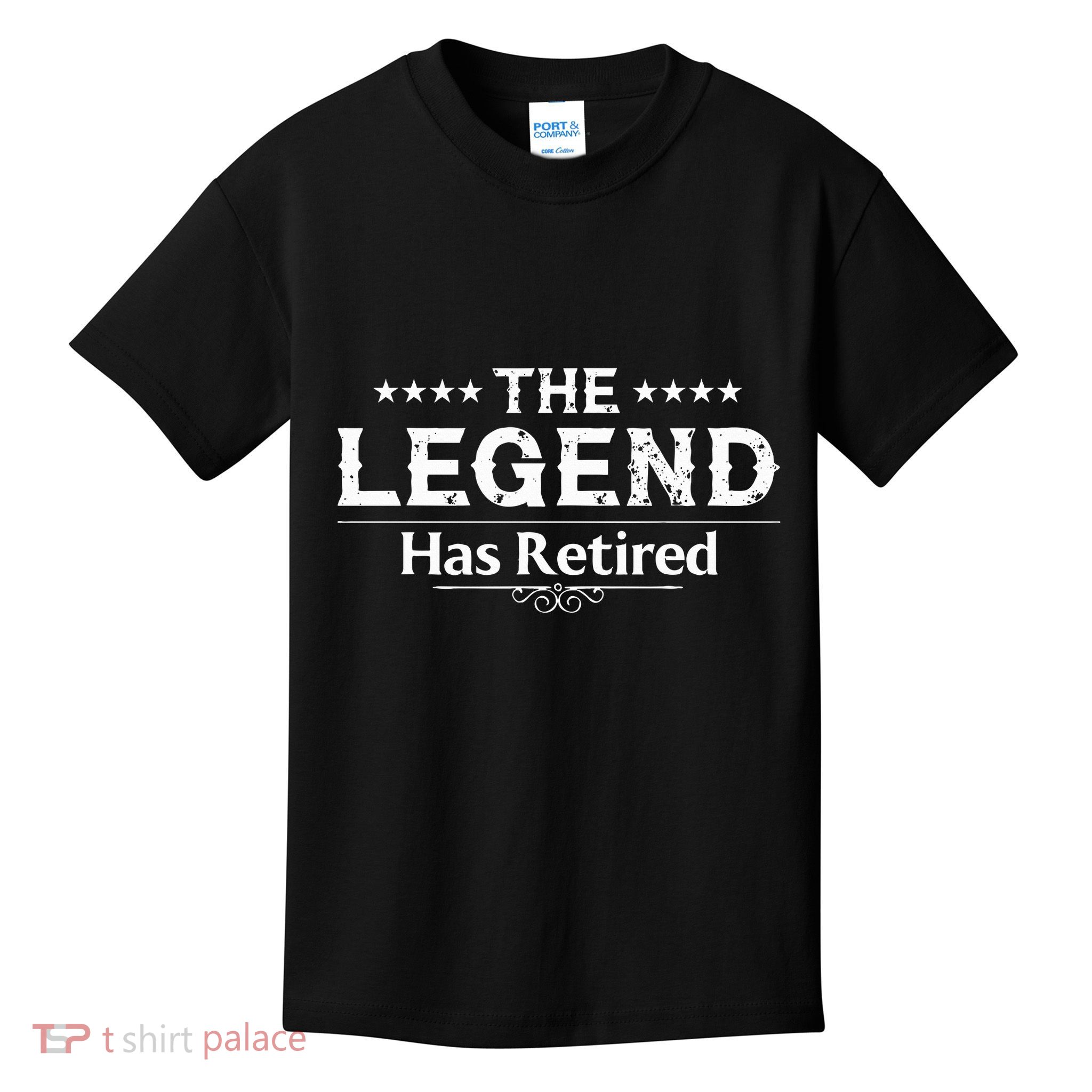 Funny The Legend Has Retired Kids T-Shirt