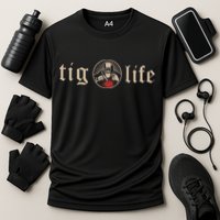 Funny TIG Life Tungsten Inert Gas Welder GTAW Arc Welding Cooling Performance Crew T-Shirt