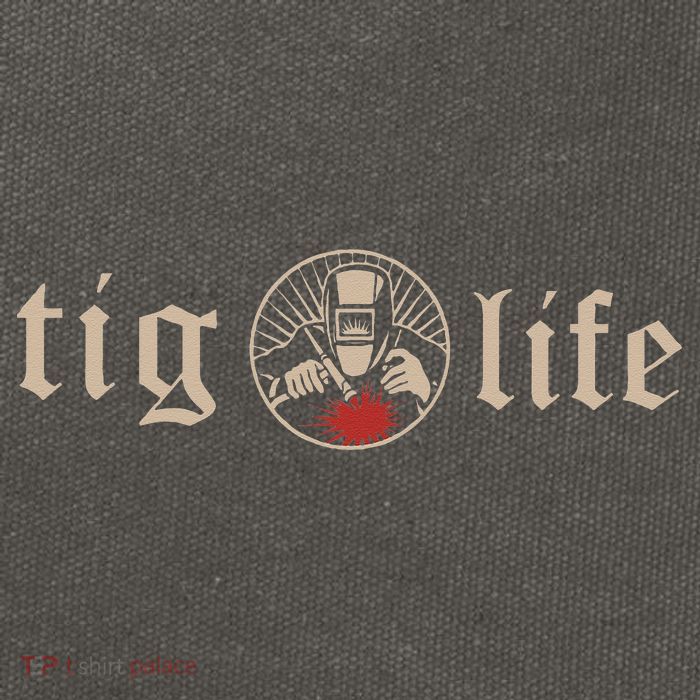 Funny TIG Life Tungsten Inert Gas Welder GTAW Arc Welding Cotton Canvas Backpack