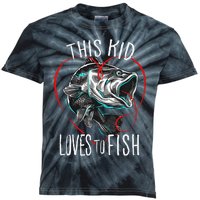 Fishing This Loves To Fish Kids Tie-Dye T-Shirt