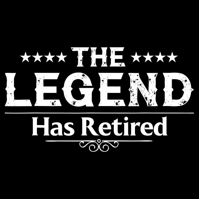 Funny The Legend Has Retired Art Retirement Impact Tech Backpack