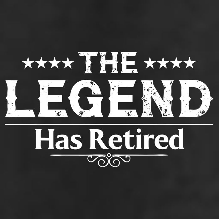 Funny The Legend Has Retired Art Retirement Golf Towel