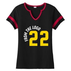 From The Logo Clark Ladies Halftime Notch Neck Tee