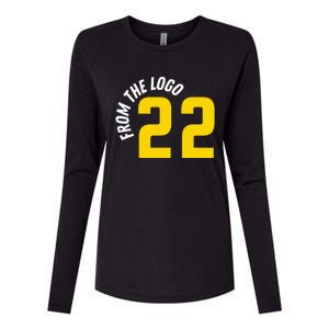 From The Logo Clark Womens Cotton Relaxed Long Sleeve T-Shirt