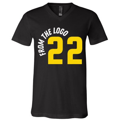 From The Logo Clark V-Neck T-Shirt