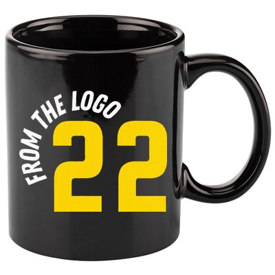 From The Logo Clark 11oz C Handle Ceramic Mug