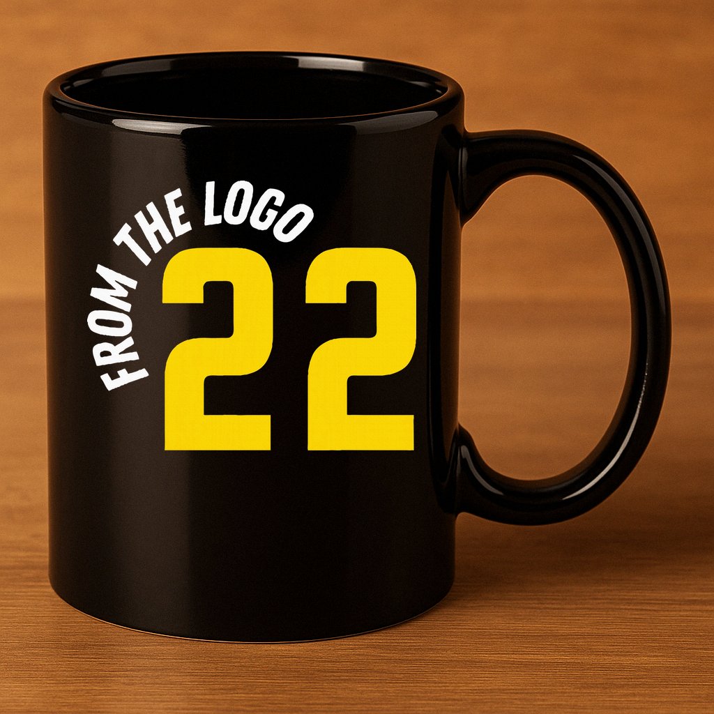 From The Logo Clark 11oz C Handle Ceramic Mug