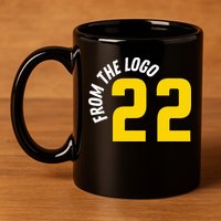 From The Logo Clark 11oz C Handle Ceramic Mug