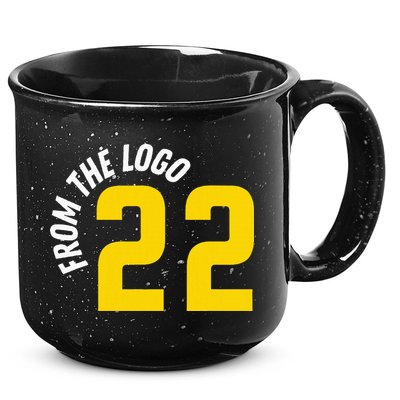 From The Logo Clark 15oz Campfire Ceramic Mug