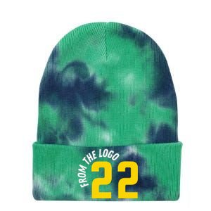 From The Logo Clark Tie Dye 12in Knit Beanie