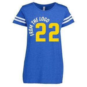 From The Logo Clark Enza Ladies Jersey Football T-Shirt