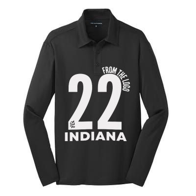 From The Logo 22 Silk Touch Performance Long Sleeve Polo