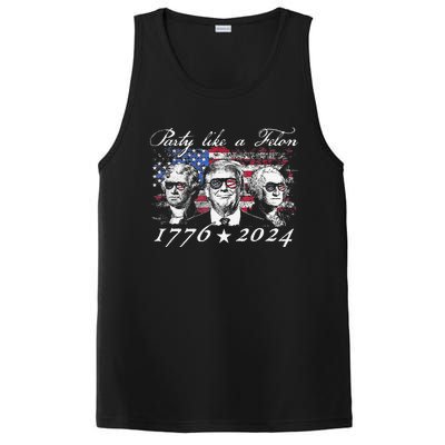 Funny Trumpparty Like A Felon 1776 2024 President PosiCharge Competitor Tank