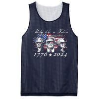 Funny Trumpparty Like A Felon 1776 2024 President Mesh Reversible Basketball Jersey Tank