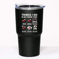 Funny Tractors Lover 6 Things I Do In My Spare Time Tractor Tumbler