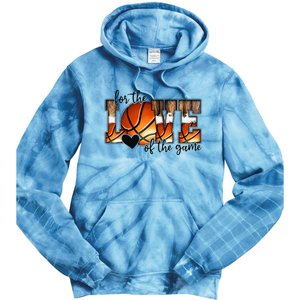 For The Love of The Game Retro Basketball Mom Mothers Day Tie Dye Hoodie