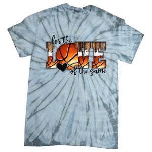 For The Love of The Game Retro Basketball Mom Mothers Day Tie-Dye T-Shirt