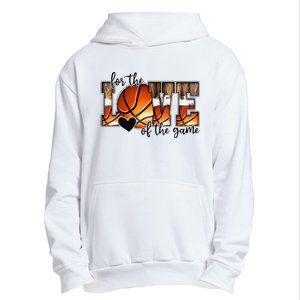 For The Love of The Game Retro Basketball Mom Mothers Day Urban Pullover Hoodie