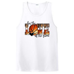 For The Love of The Game Retro Basketball Mom Mothers Day PosiCharge Competitor Tank