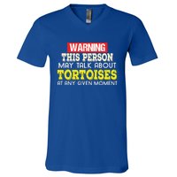 Funny Tortoises Lover Gift Keep Talking About V-Neck T-Shirt