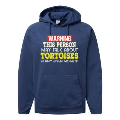 Funny Tortoises Lover Gift Keep Talking About Performance Fleece Hoodie