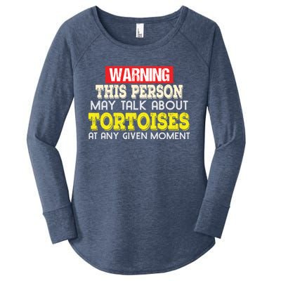 Funny Tortoises Lover Gift Keep Talking About Women's Perfect Tri Tunic Long Sleeve Shirt