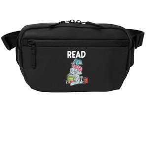 Funny Teacher Library Read Book Club Piggie Elephant Crossbody Pack