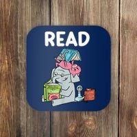 Funny Teacher Library Read Book Club Piggie Elephant Pigeons Coaster