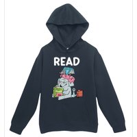 Funny Teacher Library Read Book Club Piggie Elephant Pigeons Urban Pullover Hoodie