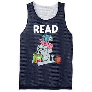 Funny Teacher Library Read Book Club Piggie Elephant Pigeons Mesh Reversible Basketball Jersey Tank