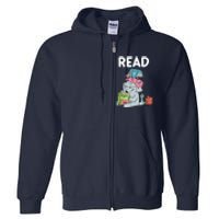 Funny Teacher Library Read Book Club Piggie Elephant Pigeons Full Zip Hoodie