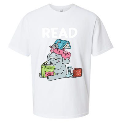 Funny Teacher Library Read Book Club Piggie Elephant Pigeons Sueded Cloud Jersey T-Shirt