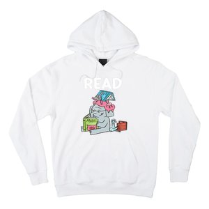 Funny Teacher Library Read Book Club Piggie Elephant Pigeons Hoodie