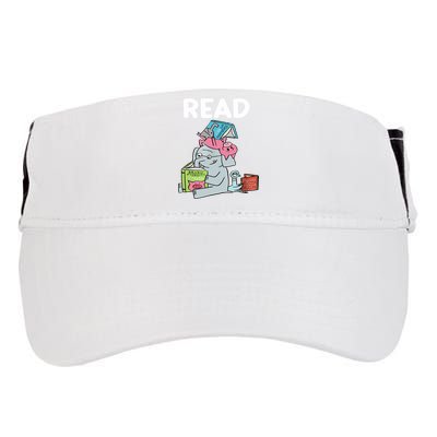 Funny Teacher Library Read Book Club Piggie Elephant Pigeons Adult Drive Performance Visor