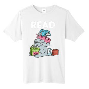 Funny Teacher Library Read Book Club Piggie Elephant Pigeons Tall Fusion ChromaSoft Performance T-Shirt