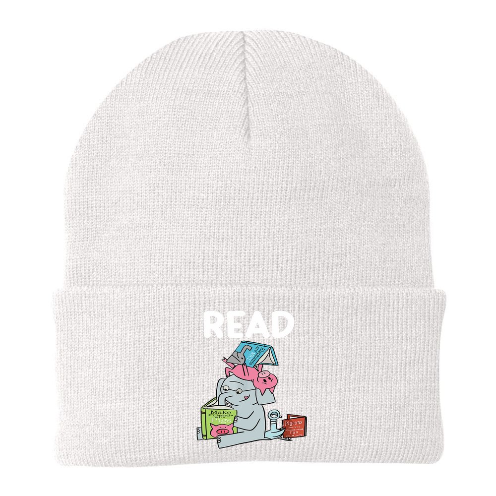 Funny Teacher Library Read Book Club Piggie Elephant Pigeons Beanie