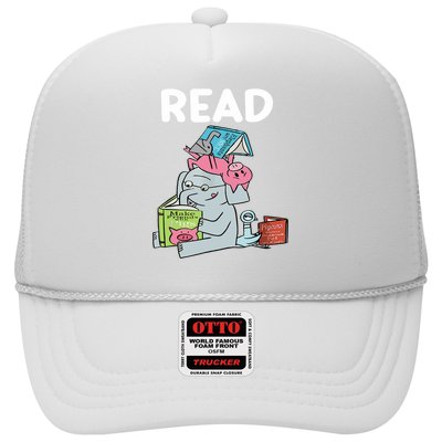 Funny Teacher Library Read Book Club Piggie Elephant Pigeons Trucker Hat