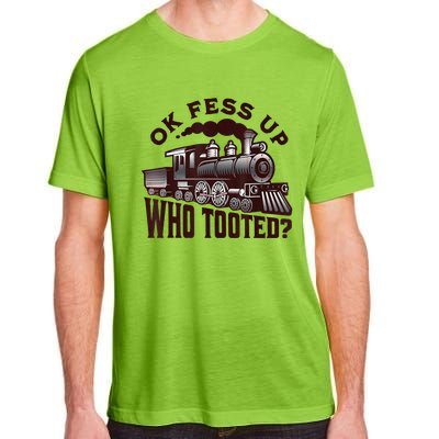 Funny Train Lovers Who Tooted Train Adult ChromaSoft Performance T-Shirt