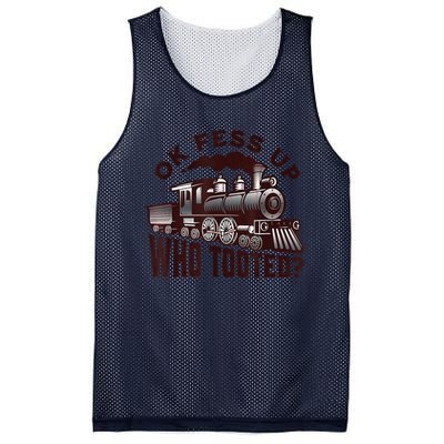 Funny Train Lovers Who Tooted Train Mesh Reversible Basketball Jersey Tank