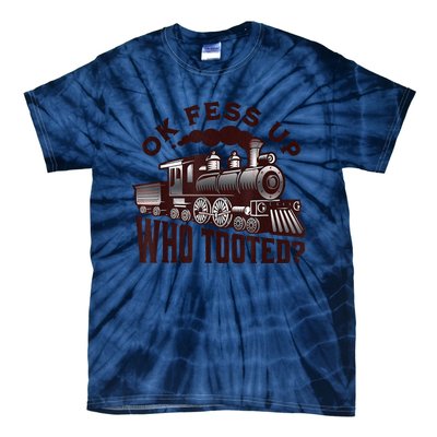 Funny Train Lovers Who Tooted Train Tie-Dye T-Shirt