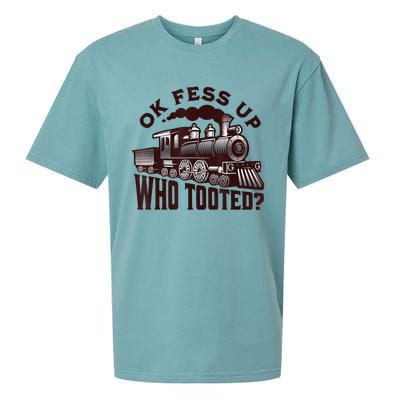 Funny Train Lovers Who Tooted Train Sueded Cloud Jersey T-Shirt