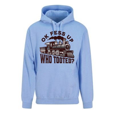 Funny Train Lovers Who Tooted Train Unisex Surf Hoodie