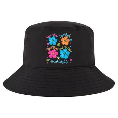 Feed Them Love Them Send Them Back Lunch Lady Life Cool Comfort Performance Bucket Hat
