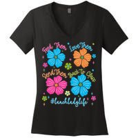 Feed Them Love Them Send Them Back Lunch Lady Life Women's V-Neck T-Shirt