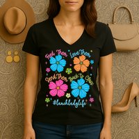 Feed Them Love Them Send Them Back Lunch Lady Life Women's V-Neck T-Shirt